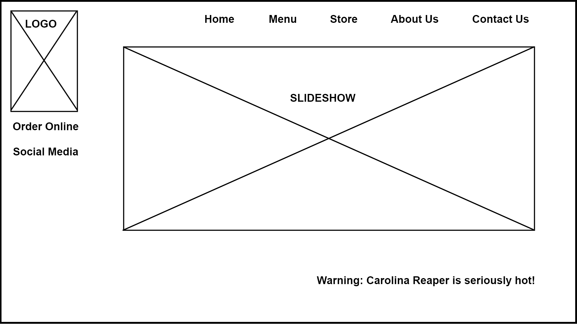 Flamin' Laptop Wireframe 1